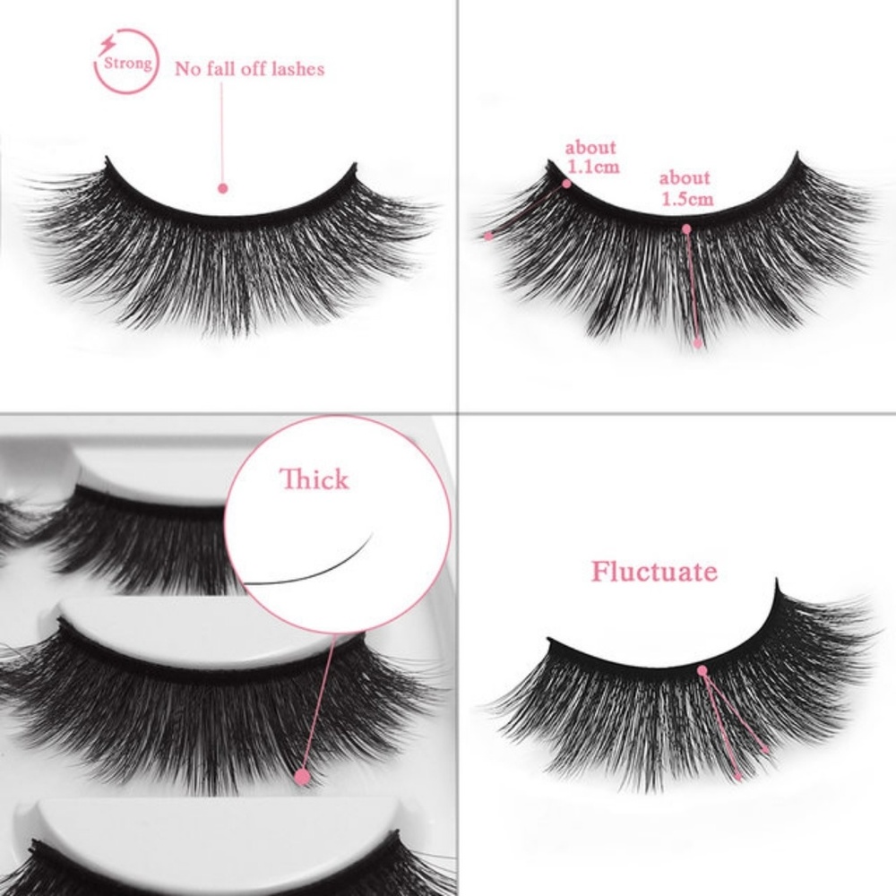 Handmade Mink eyelashes 3d
